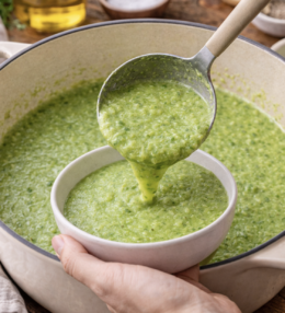 Erbsensuppe mit Minze