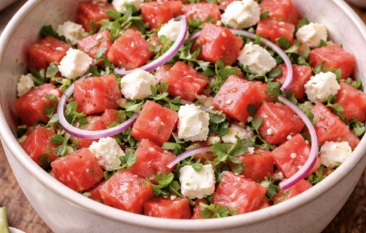 Melonen-Feta-Salat mit Minze_6