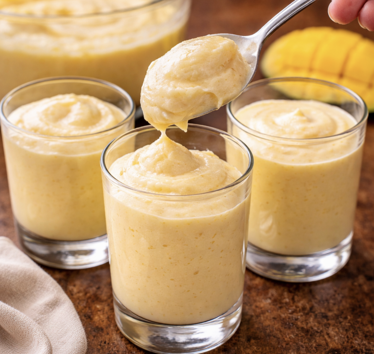 Mango-Mousse mit Kokosflocken_6