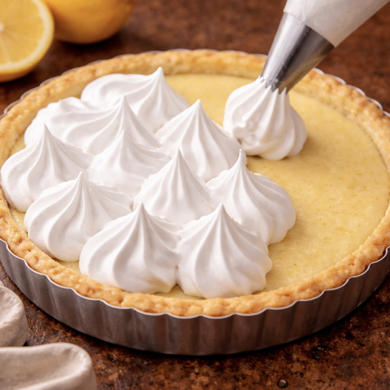 Zitronentarte mit Baiserhaube_6