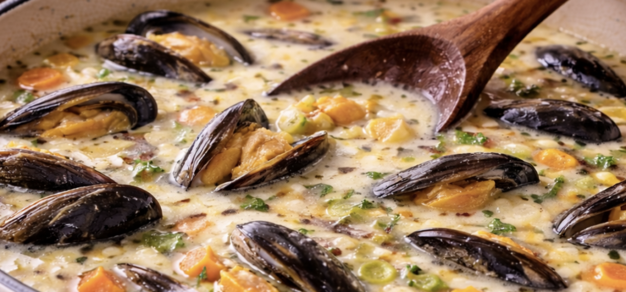 Muschelsuppe mit Weißwein_7