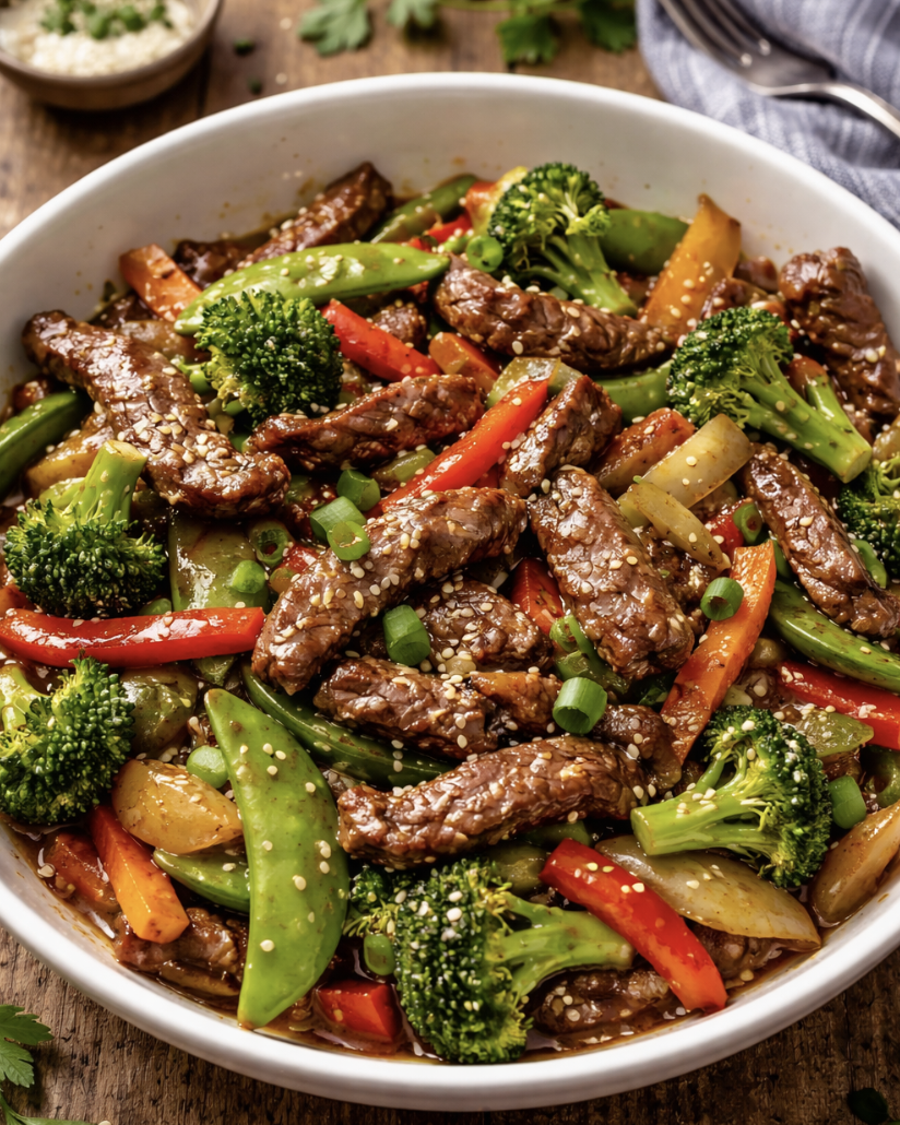 Rindfleisch-Stir-Fry mit Gemüse_7