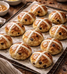 Heiße Kreuzbrötchen