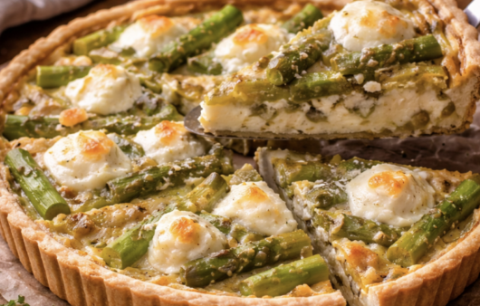 Spargel-Quiche mit Ziegenkäse_7