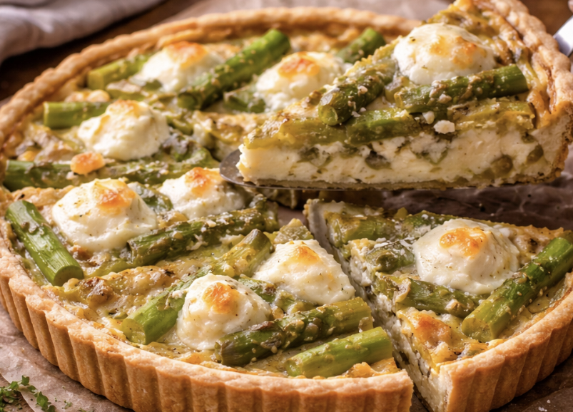 Spargel-Quiche mit Ziegenkäse_7