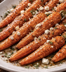Honiggeröstete Karotten mit Thymian