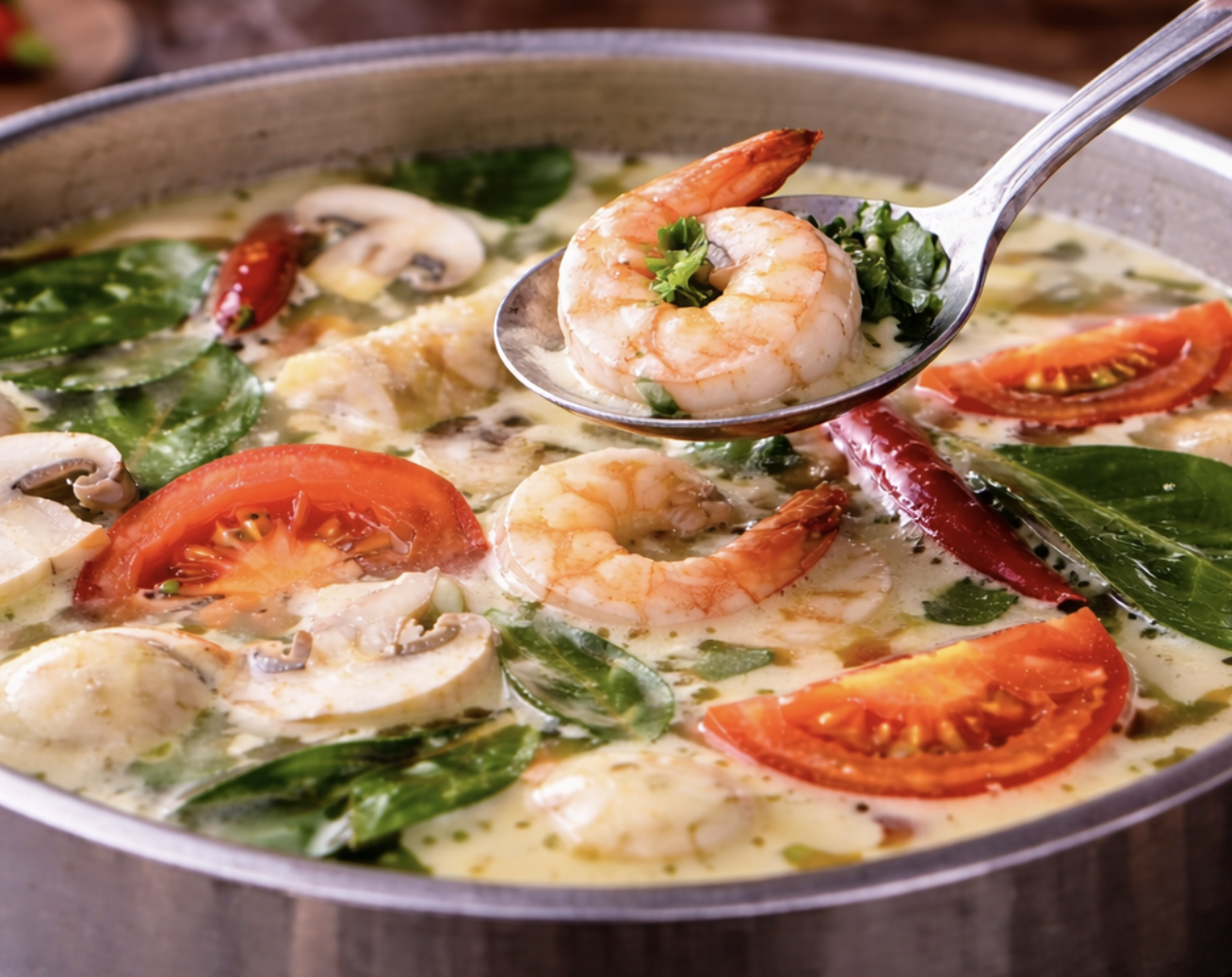 Tom Yum mit Garnelen_7