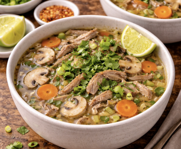 Entensuppe mit Ingwer_7