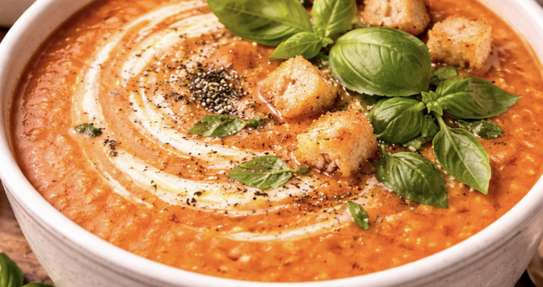 Tomatensuppe mit Basilikum_7