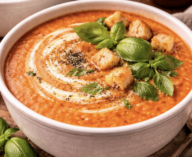 Tomatensuppe mit Basilikum_7