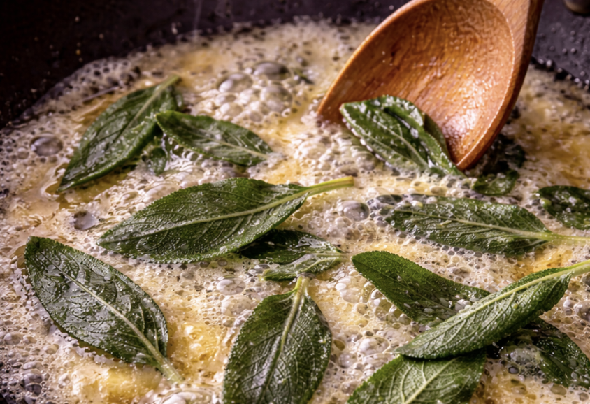 Spinat-Ricotta-Ravioli mit Salbei-Butter_7