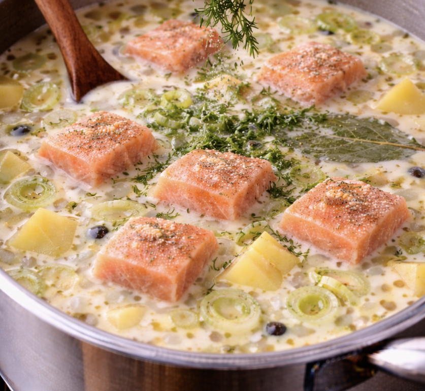Skandinavische Lachssuppe_7