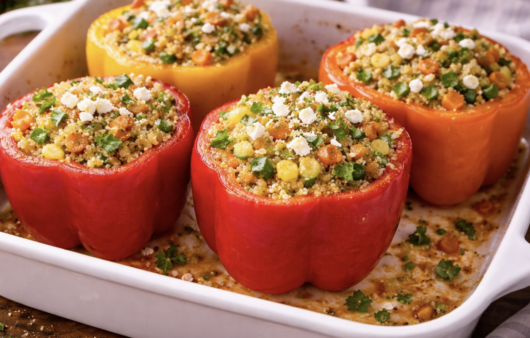 Gefüllte Paprika mit Quinoa und Gemüse_7