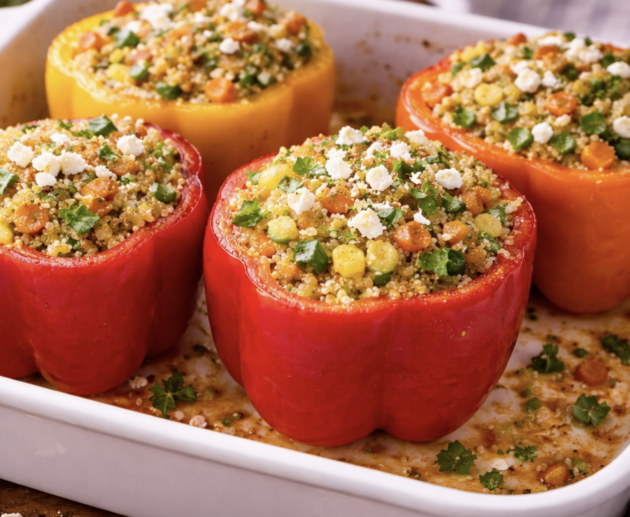Gefüllte Paprika mit Quinoa und Gemüse_7