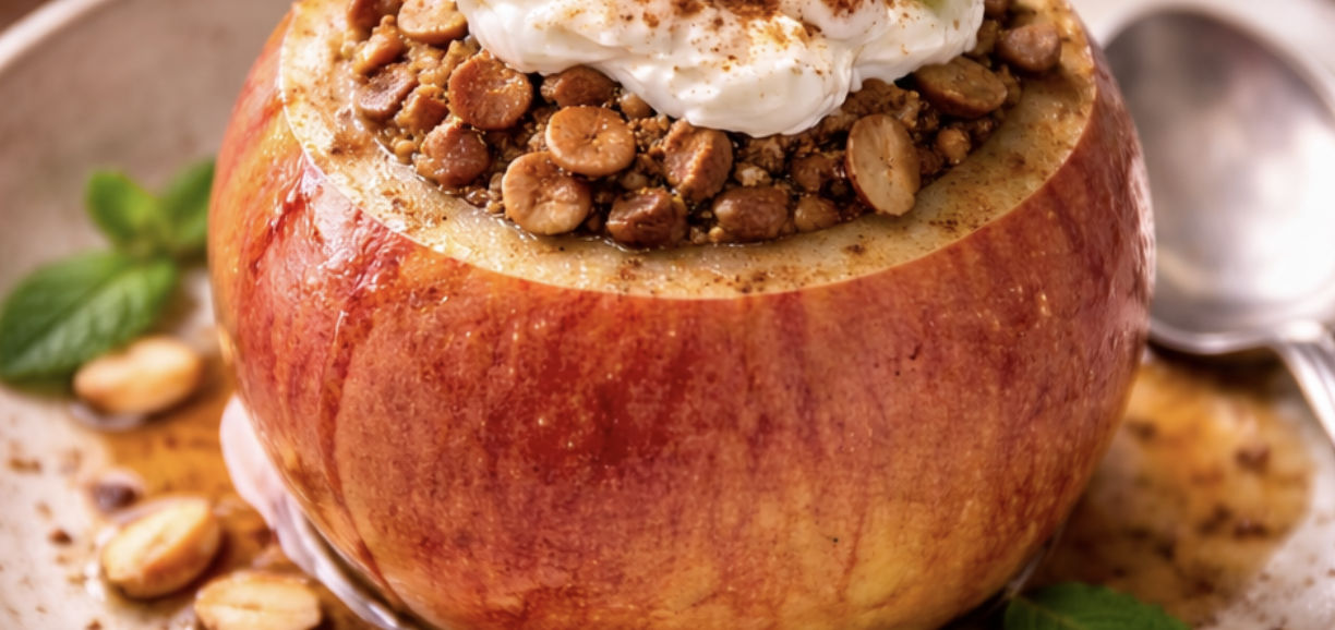 Ofengebackene Äpfel mit Zimt und Mandeln_7