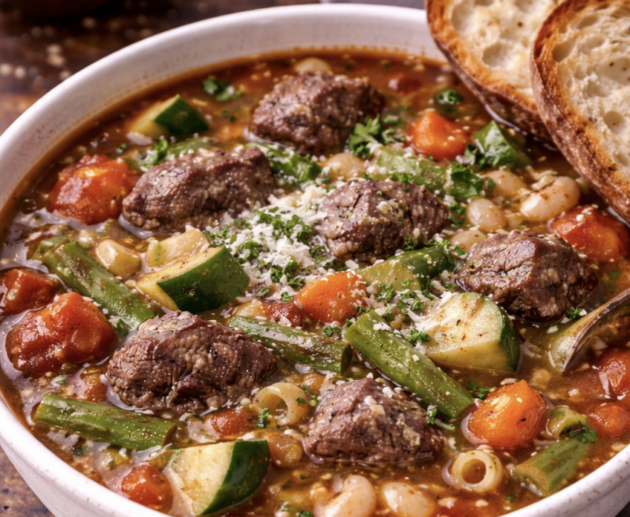 Minestrone mit Rind_7