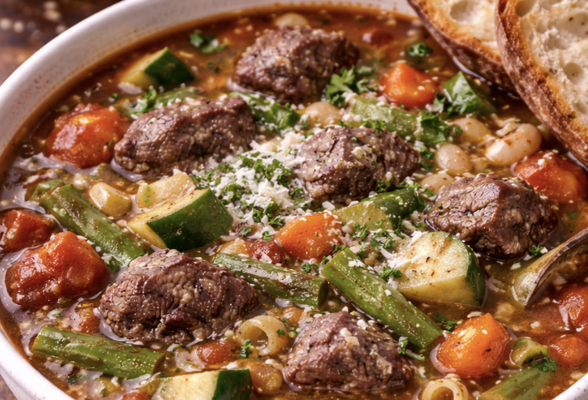 Minestrone mit Rind_7