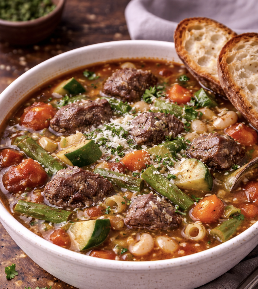 Minestrone mit Rind_7