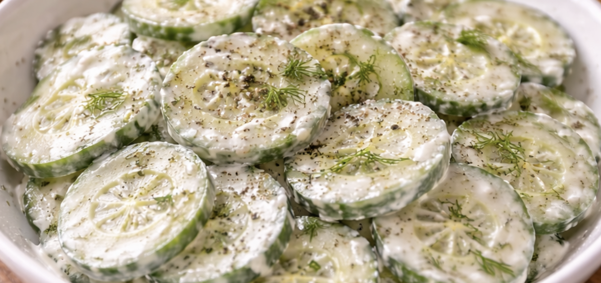 Gurken-Dill-Salat mit griechischem Joghurt_7