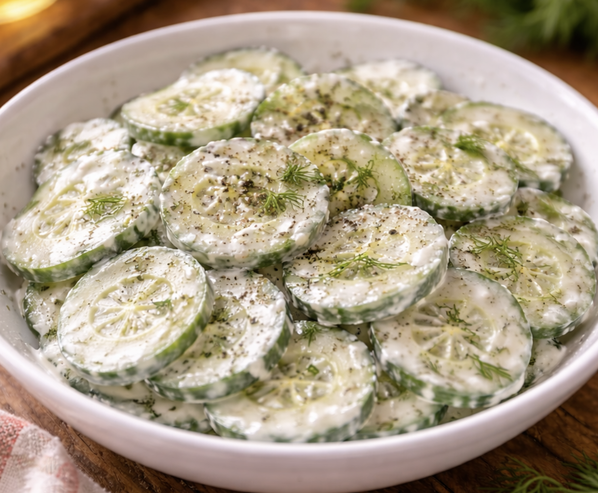 Gurken-Dill-Salat mit griechischem Joghurt_7