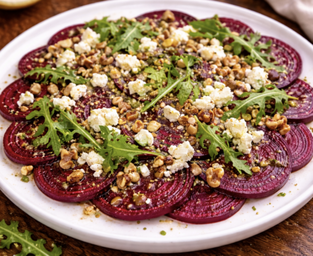 Rote-Bete-Carpaccio mit Feta und Walnüssen_7