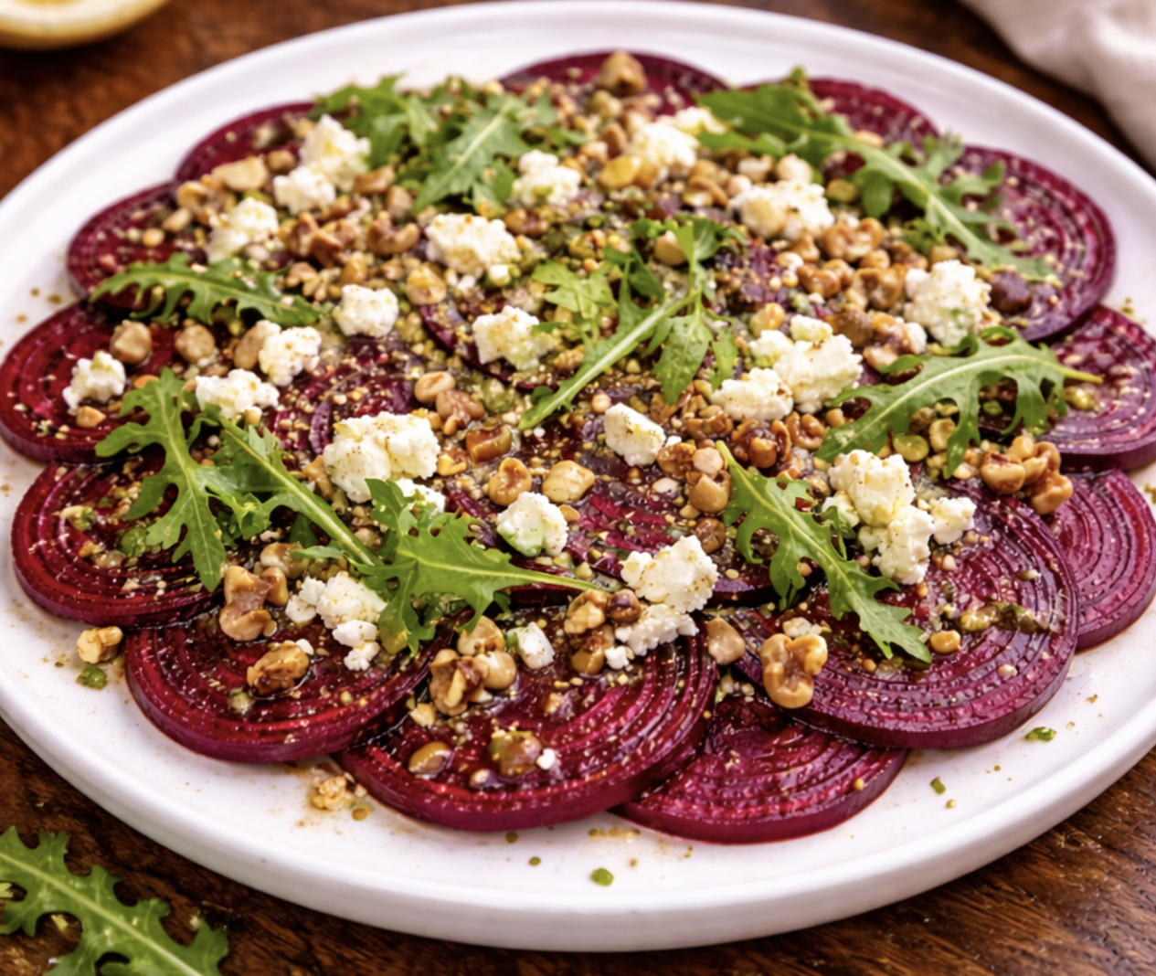 Rote-Bete-Carpaccio mit Feta und Walnüssen_7