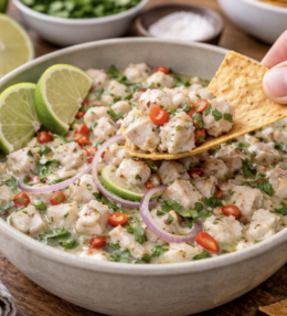 Ceviche von der Dorade mit Limette