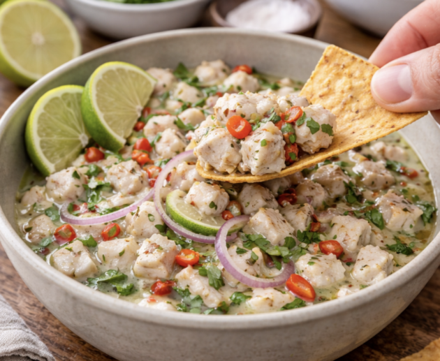 Ceviche von der Dorade mit Limette_7