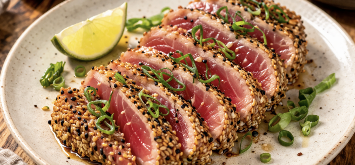 Gegrillter Thunfisch mit Sesamkruste_7