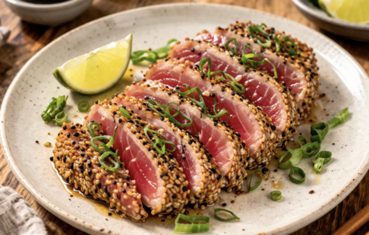 Gegrillter Thunfisch mit Sesamkruste_7