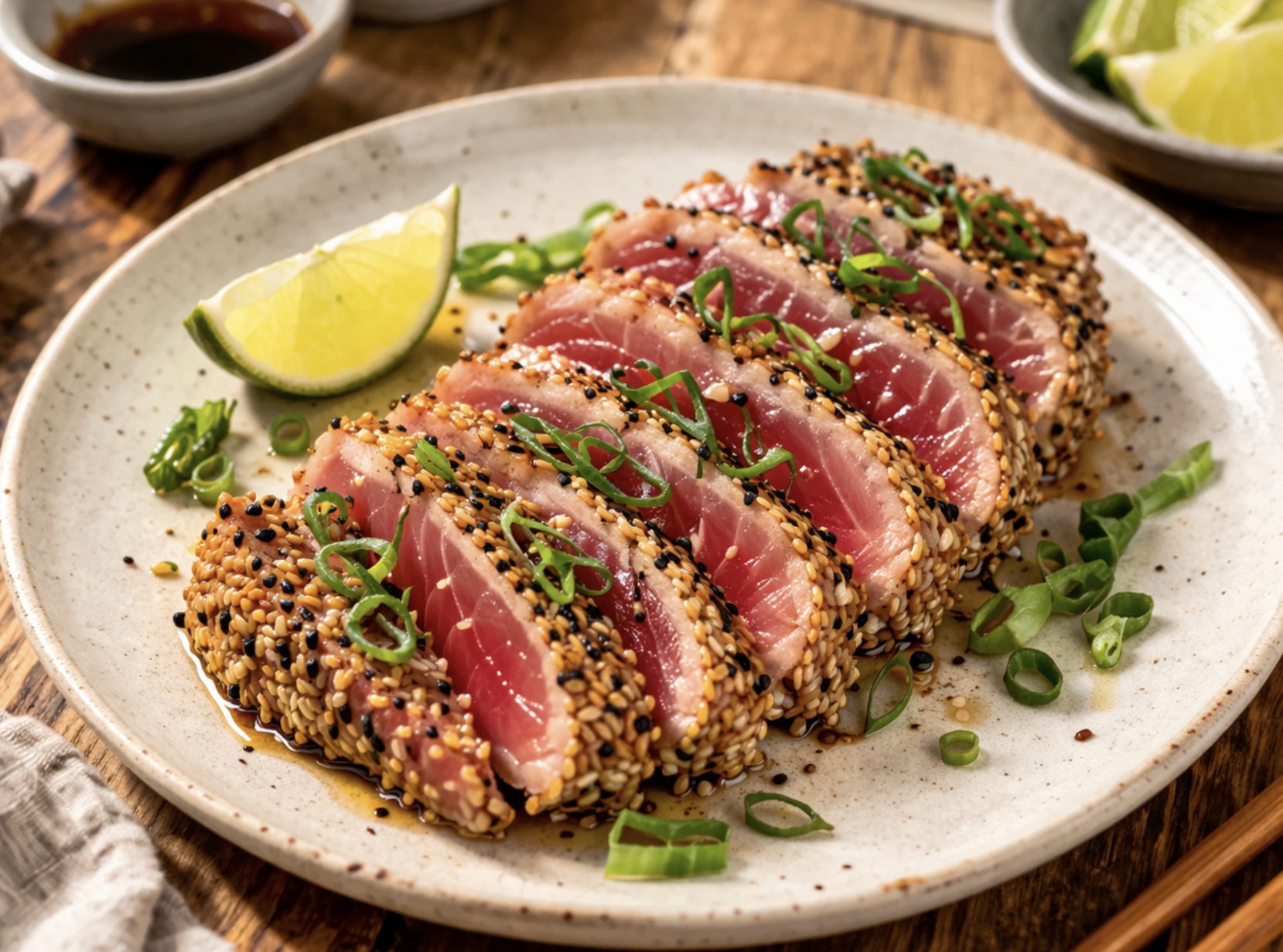 Gegrillter Thunfisch mit Sesamkruste_7