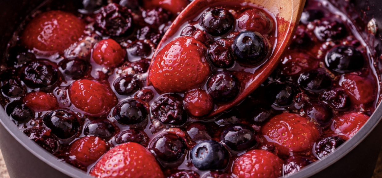 Cheesecake mit Beeren-Topping_7