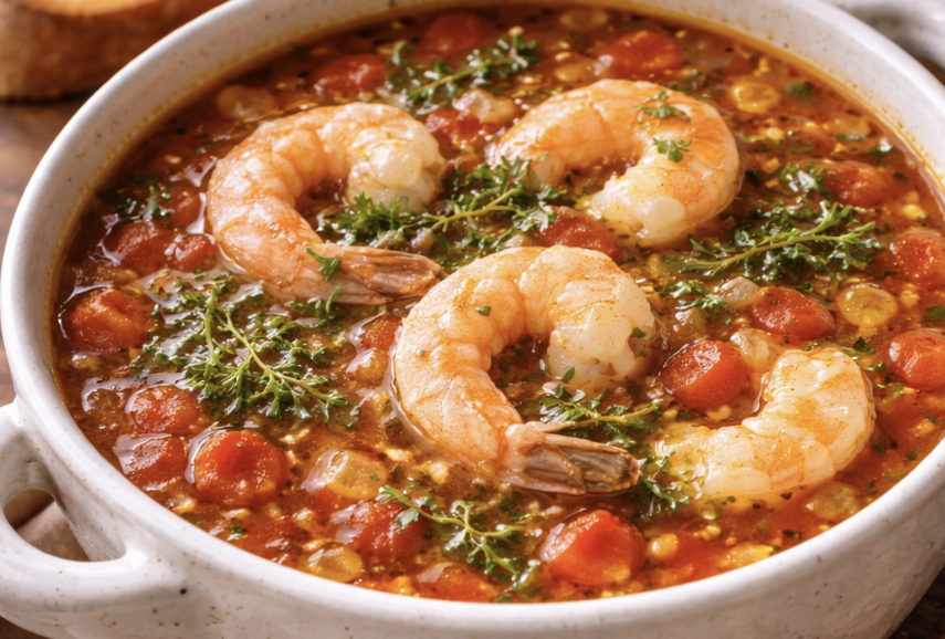 Spanische Garnelensuppe_7