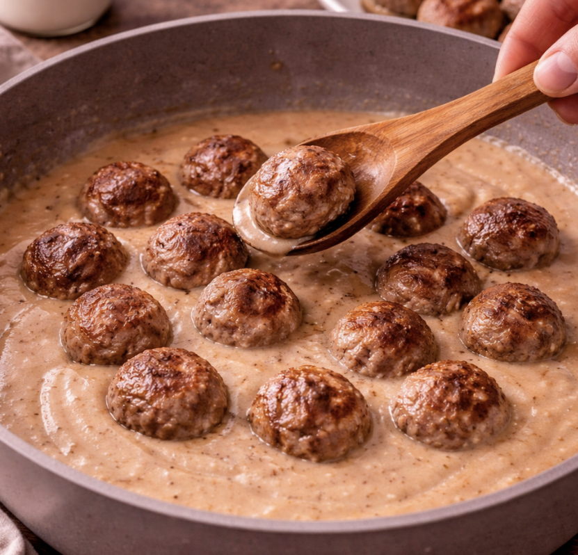 Köttbullar mit Preiselbeeren_7