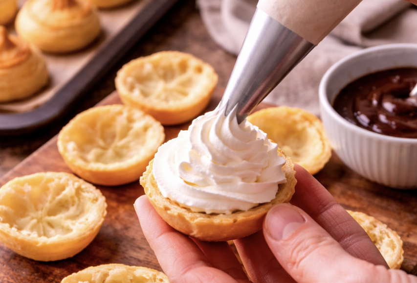 Profiteroles mit Schokoladensauce_7