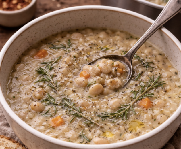 Weiße-Bohnen-Suppe mit Rosmarin_7