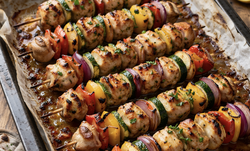 Hähnchenspieße mit Gemüse_6