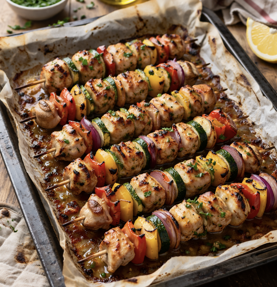 Hähnchenspieße mit Gemüse_6