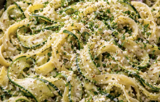 Ricotta & Lemon Zucchini Tagliatelle_8