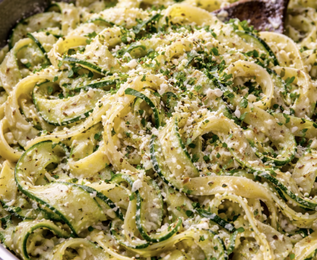 Ricotta & Lemon Zucchini Tagliatelle_8