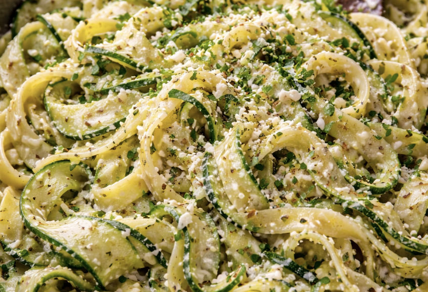Ricotta & Lemon Zucchini Tagliatelle_8