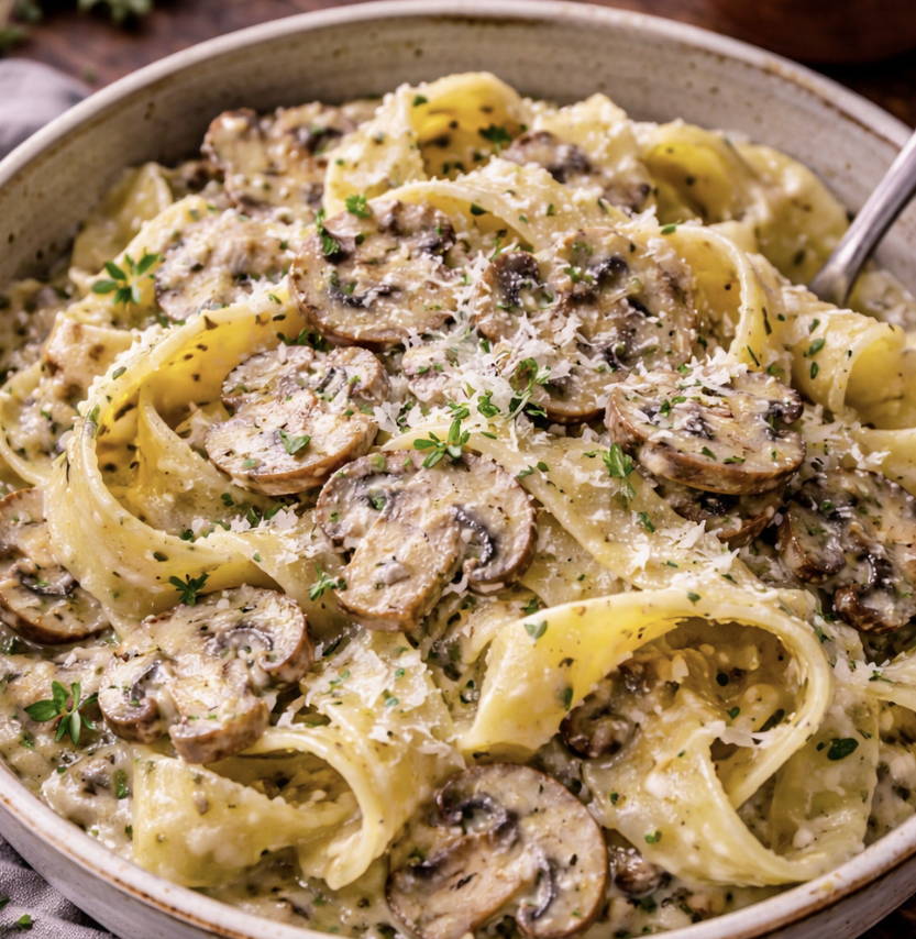 Pappardelle mit Pilzen und Thymian_8