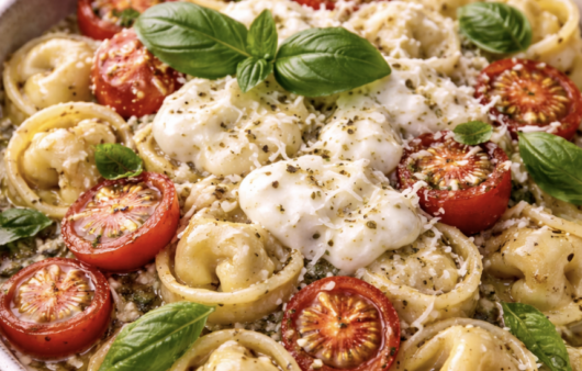 Burrata-Tortellini mit Tomaten und Basilikum_8