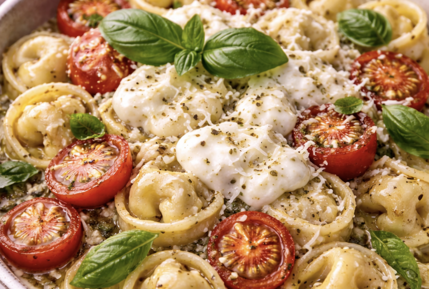 Burrata-Tortellini mit Tomaten und Basilikum_8