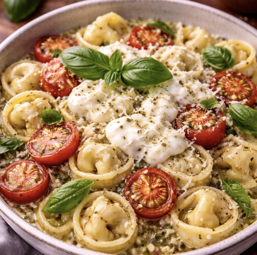 Burrata-Tortellini mit Tomaten und Basilikum_8