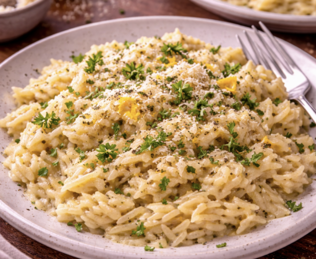 Orzo mit Zitrone und Parmesan_8