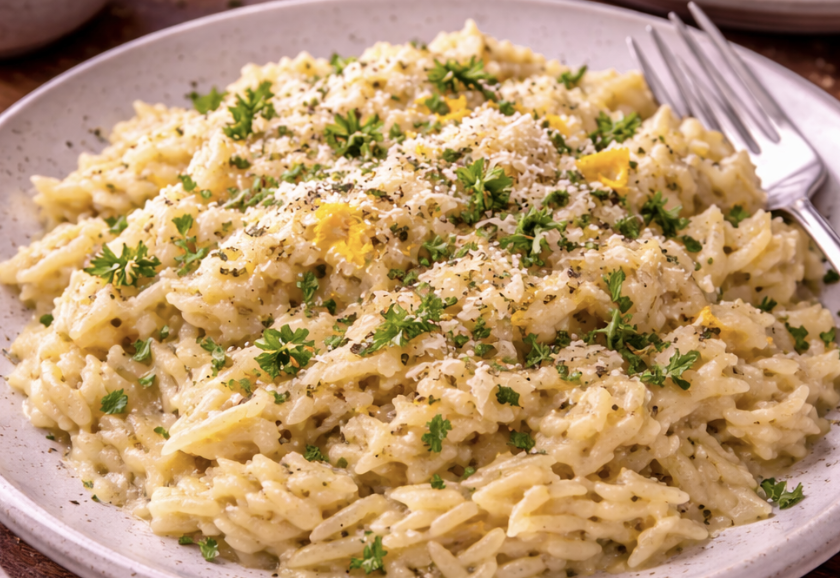 Orzo mit Zitrone und Parmesan_8