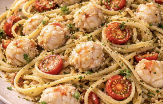 Linguine mit Krabben und Chili_8