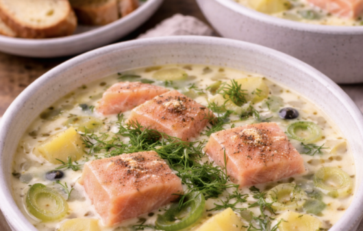 Skandinavische Lachssuppe_8