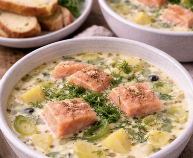 Skandinavische Lachssuppe_8